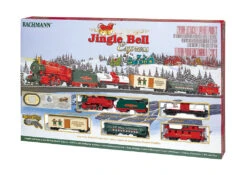 Bachmann 00724 JINGLE BELL EXPRESS Christmas Freight Train SetHO SCALE NEW(Bachmann 00724 Jingle Bell Express Christmas Freight Train Set Ho Scale New)