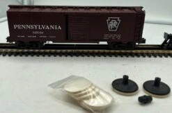 Weaver- MNP Weaver Many New Products MNP Pennsylvania Railroad PRR Track Cleaning Boxcar Dual Motors #569104 O SCALE Like New(Weaver Mnp Mnpprrwv Weaver Many New Products Mnp Pennsylvania Railroad Prr Track Cleaning Boxcar Dual Motors 569104 O Scale Like New)
