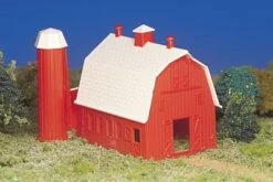 Bachmann Plasticville 45151 Red Barn Building Kit HO SCALE(Bachmann Plasticville 45151 Red Barn Building Kit Ho Scale)