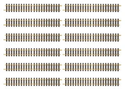 LGB 10600 Straight Track, 600 Mm (23.6 Inches) 12 PACK G SCALE NEW(Lgb 10600 Straight Track 600 Mm 23 6 Inches 12 Pack G Scale New)