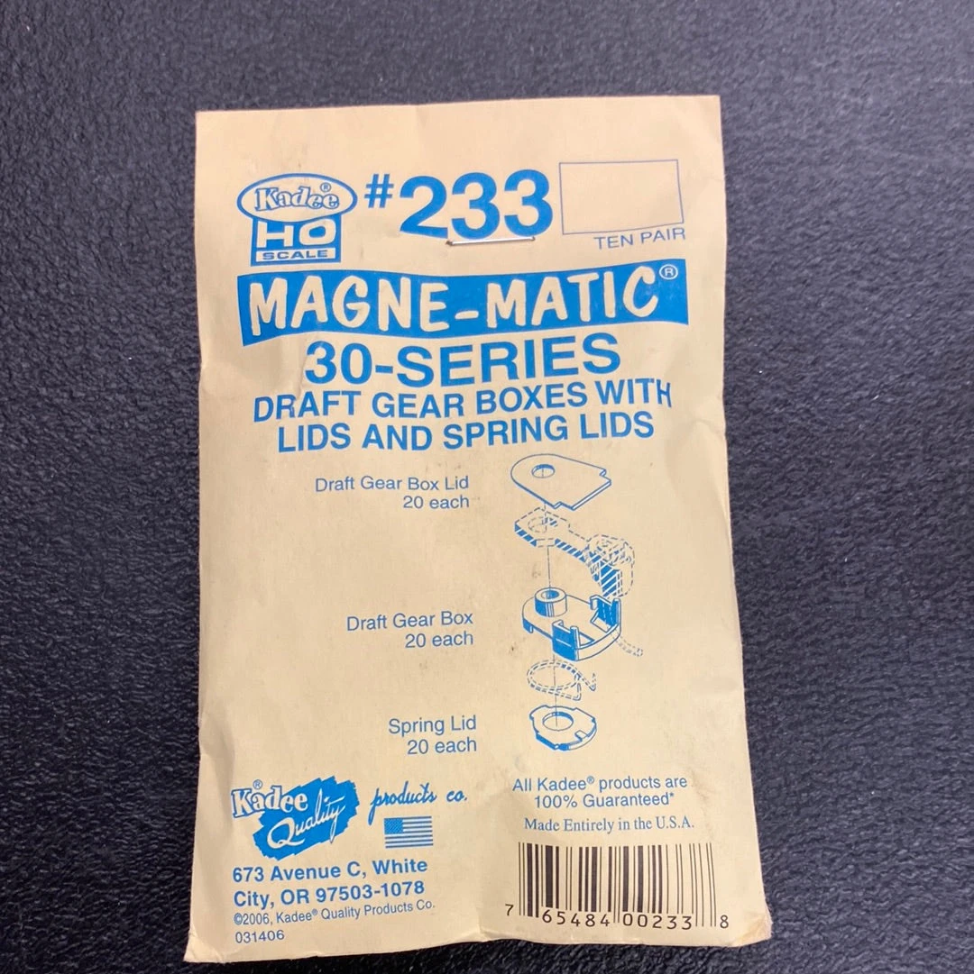 Kadee 223 Magnematic 30 Series Draft Gearboxes With Lids And Spring Lids 10 Pair/ 20 Total(Kadee 223 Magnematic 30 Series Draft Gearboxes With Lids And Spring Lids 10 Pair 20 Total) 3 Kadee 223 Magnematic 30 Series Draft Gearboxes With Lids And Spring Lids 10 Pair/ 20 Total(Kadee 223 Magnematic 30 Series Draft Gearboxes With Lids And Spring Lids 10 Pair 20 Total)