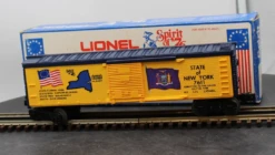 Lionel 6-7611 LIONEL Spirit Of 76 Commemorative Box CarNew York O SCALE Used Excellent(Lionel 6 7611 Lionel Spirit Of 76 Commemorative Box Car New York O Scale Used Excellent)