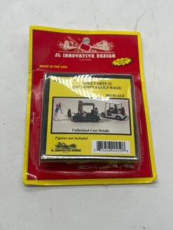JL Innovative Design 459 Golf Carts & Bags Kit HO SCALE NEW(Jl Innovative Design 459 Golf Carts Bags Kit Ho Scale New)