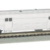 Bachmann 14654 Unlettered Aluminum 72' Streamlined Fluted 2-Door Baggage Car N SCALE(Bachmann 14654 Unlettered Aluminum 72 Streamlined Fluted 2 Door Baggage Car N Scale)