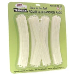 Atlas 15000101 TRAINKIDS GLOW IN THE DARK FIGURE- 8 TRACK EXPANSION SET HO SCALE NEW(Atlas 15000101 Trainkids Glow In The Dark Figure 8 Track Expansion Set Ho Scale New)