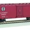 Bachmann 15007 Santa Fe 40' Steam Era Boxcar #136287 HO Scale(Bachmann 15007 Santa Fe 40 Steam Era Boxcar Ho Scale) -BRADY’S TRAINS MODELs 15007