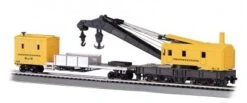 Bachmann 16114 Pennsylvania Railroad PRR 250 Ton Crane & Boom Car HO Scale(Bachmann 16114 Pennsylvania Railroad Prr 250 Ton Crane Boom Car Ho Scale)