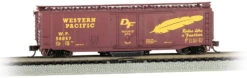 Bachmann 16367 TRACK-CLEANING 50' PLUG-DOOR BOX CAR - WESTERN PACIFIC #56057 N SCALE NEW(Bachmann 16367 Track Cleaning 50 Plug Door Box Car Western Pacific 56057 N Scale New)
