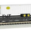 Bachmann 16753 New York Central NYC Flat Car With Piggy Back Trailer N Scale(Bachmann 16753 New York Central Nyc 16753 Flat Car With Piggy Back Trailer N Scale)