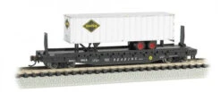 Bachmann 16754 Reading Railroad 52FT Flat Car W/Reading Railroad 35FT Trailer N Scale(Bachmann 16754 Reading Railroad 52ft Flat Car W Reading Railroad 35ft Trailer N Scale 1)