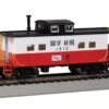 Bachmann 16827 NORTHEAST STEEL CABOOSE - WESTERN MARYLAND #1810 (CIRCUS) HO SCALE NEW(Bachmann 16827 Northeast Steel Caboose Western Maryland 1810 Circus Ho Scale New)