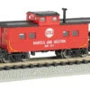 Bachmann 16865 Norfolk & Western #500825 - Red - Ne Steel Caboose(Bachmann 16865 Norfolk Western 500825 Red Ne Steel Caboose) -BRADY’S TRAINS MODELs 16865