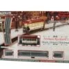 BAC25100 Norman Rockwell Main Street Christmas Streetcar Set Streetcar Battery Operated On30 Scale NEW(Bac25100 Norman Rockwell Main Street Christmas Streetcar Set Streetcar On30 Scale New)