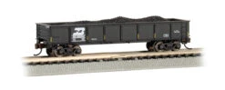 Bachmann 17252 40' GONDOLA - BURLINGTON NORTHERN #500043 N SCALE NEW(Bachmann 17252 40 Gondola Burlington Northern 500043 N Scale New)