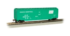 Bachmann 18040 50' PLUG DOOR - PENN CENTRAL #208177 [WF] HO SCALE NEW(Bachmann 18040 50 Plug Door Penn Central 208177 Wf Ho Scale New)