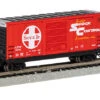Bachmann 18251 Santa Fe ATSF Hi-Cube Boxcar #14044 N Scale(Bachmann 18251 Santa Fe Atsf Hi Cube Box Car 14044 N Scale) -BRADY’S TRAINS MODELs 18251