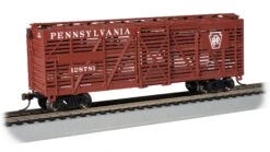 Bachmann 18515 40' STOCK CAR - PENNSYLVANIA RAILROAD #128781 HO SCALE NEW(Bachmann 18515 40 Stock Car Pennsylvania Railroad 128781 Ho Scale New)