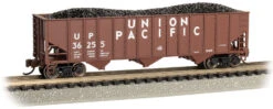 Bachmann 18751 Union Pacific UP Bethlehem 100-Ton 3 Bay Hopper #36255 N Scale(Bachmann 18751 Union Pacific Up Bethlehem 100 Ton 3 Bay Hopper 36255 N Scale)