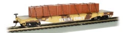 Bachmann 18934 DESERT CAMOUFLAGE WITH CRATES - 52' FLATCAR HO Scale(Bachmann 18934 Flat Car W Crates Desert Ho Scale)