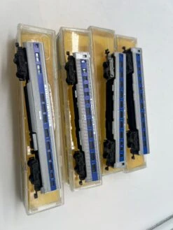 Minitrix 3034 3034 3044 3054 Baltimore & Ohio B&O Passenger Car Set (4) N SCALE Used Excellent(Minitrix 3034 3034 3044 3054 Baltimore Ohio B O Passenger Car Set 4 N Scale Used Excellent)