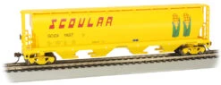 Bachmann 19104 CANADIAN 4 BAY CYLINDRICAL GRAIN HOPPER - SCOULAR #1687 HO SCALE NEW(Bachmann 19104 Scoular 1687 4 Bay Cylindrical Grain Hopper Ho Scale) 14 Bachmann 19104 CANADIAN 4 BAY CYLINDRICAL GRAIN HOPPER - SCOULAR #1687 HO SCALE NEW(Bachmann 19104 Scoular 1687 4 Bay Cylindrical Grain Hopper Ho Scale) -BRADY’S TRAINS MODELs 19104 1