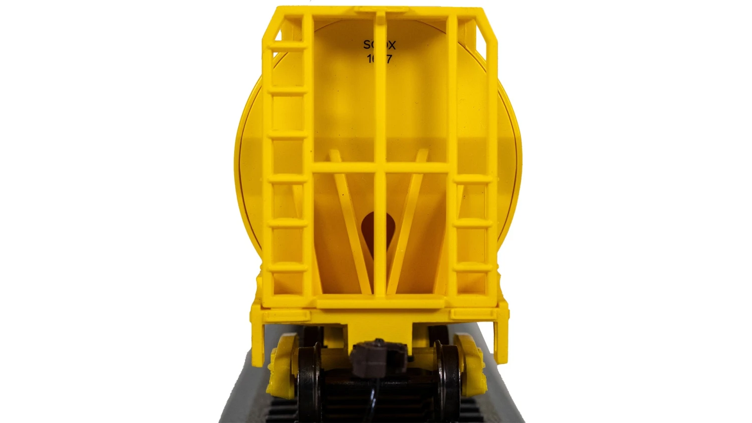 Bachmann 19104 CANADIAN 4 BAY CYLINDRICAL GRAIN HOPPER - SCOULAR #1687 HO SCALE NEW(Bachmann 19104 Scoular 1687 4 Bay Cylindrical Grain Hopper Ho Scale) 6 Bachmann 19104 CANADIAN 4 BAY CYLINDRICAL GRAIN HOPPER - SCOULAR #1687 HO SCALE NEW(Bachmann 19104 Scoular 1687 4 Bay Cylindrical Grain Hopper Ho Scale) - Image 4