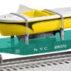 Lionel 1928070 New York Central NYC Flatcar With Boat #28070(Lionel 1928070 New York Central Nyc Flatcar With Boat 28070) -BRADY’S TRAINS MODELs 1928070 01