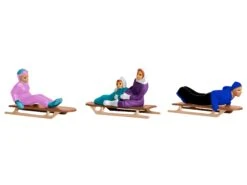 Lionel 1930210 SLED KIDS 3-PACK Figures O SCALE NEW(Lionel 1930210 Sled Kids 3 Pack)