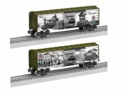 Lionel 1938220 WWII SHERMAN TANK BOXCAR O SCALE NEW(Lionel 1938220 Wwii Sherman Tank Boxcar O Scale New)