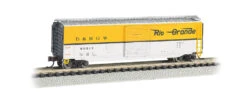 Bachmann 19456 Rio Grande 50' Sliding Door Boxcar N Scale(Bachmann 19456 Rio Grande 50 Sliding Door Boxcar N Scale)