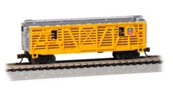 Bachmann 19752 Union Pacific Animated Stock Car With Horses N Scale(Bachmann 19752 Union Pacific Animated Stock Car With Horses N Scale)