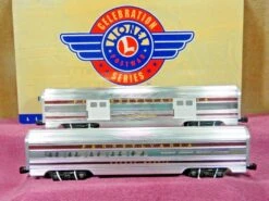 Lionel 6-39154 PWC Pennsylvania Congressional Aluminum Streamlined Passenger Car 2-pack O SCALE NEW(Lionel 6 39154 Pwc Pennsylvania Congressional Aluminum Streamlined Passenger Car 2 Pack O Scale New 1)