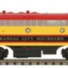 MTH Premier 20-80008B Kansas City Southern F-7 ABA Diesel Set PS 2.0 O Scale NEW(Mth Premier 20 80008b Kansas City Southern F 7 Aba Diesel Set Ps 2 0 O Scale New) -BRADY’S TRAINS MODELs 20 80008B