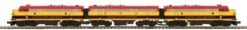 MTH Premier 20-80008B Kansas City Southern F-7 ABA Diesel Set PS 2.0 O Scale NEW(Mth Premier 20 80008b Kansas City Southern F 7 Aba Diesel Set Ps 2 0 O Scale New)