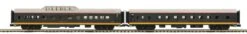 MTH Premier 20-80008f Kansas City Southern Premier 2-Car 70' Streamlined Slpr/Vista Dome Passenger SetO ScaleNEW(Mth Premier 20 80008f Kansas City Southern Premier 2 Car 70 Streamlined Slpr Vista Dome Passenger Set O Scale New)
