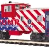 MTH Premier 20-91837 Donald J. Trump Extended Vision Caboose O Scale LIMITED PREORDER NEW(Mth Premier 20 91837 Donald J Trump Extended Vision Caboose O Scale Limited Preorder New) -BRADY’S TRAINS MODELs 20 91837