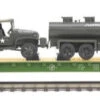 MTH Premier 20-92213C U.S. Army Flat Car W/GMC 353 6x6 Tank Truck O Scale NEW(Mth Premier 20 92213c U S Army Flat Car Set W Gmc 353 6x6 Tank Truck O Scale New) -BRADY’S TRAINS MODELs 20 92213 0103e213 981a 44f6 ab9f 7ee28f4eb20f