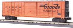 MTH Premier 20-93049 Denver & Rio Grande 50 Waffle Side Box Car O SCALE Like New(Mth Premier 20 93049 Denver Rio Grande 50 Waffle Side Box Car O Scale Like New)