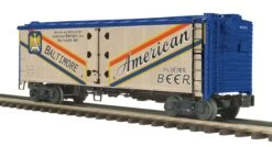 MTHPremier 20-94200 American Pilsener #45275 40' Steel Sided Reefer Car O-scale(Mth 20 94200 American Pilsener 45275 40 Steel Sided Reefer Car O Scale)