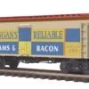 MTH Premier 20-94302 Kingan's Reliable 36' Woodsided Reefer Car O SCALE NEW(Mth Premier 20 94302 Kingans Reliable 36 Woodsided Reefer Car O Scale New) -BRADY’S TRAINS MODELs 20 94302