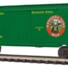 MTH Premier 20-94385 Hoods Dairy Operating Reefer Car O SCALE NEW(Mth Premier 20 94385 Hoods Dairy Operating Reefer Car O Scale New)
