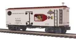 MTH 20-94657 New York Central (Manischewitz Wine) 36’ Woodsided Reefer Car #15496, 15503 Limited(Mth 20 94657 New York Central Manischewitz Wine 36 Woodsided Reefer Car 15496 15503)