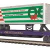 MTH Premier 20-95395 CSX (Remember, Honor And Teach) Flat Car W/ 40' Trailer O Scale New(Mth Premier 20 95395 Csx Remember Honor And Teach Flat Car W 40 Trailer) -BRADY’S TRAINS MODELs 20 95395