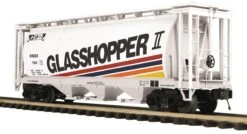MTH Premier 20-96821 Glasshopper 3-Bay Cylindrical Hopper Car O SCALE NEW(Mth Premier 20 96821 O Scale New)