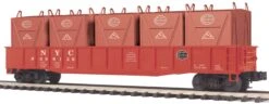 MTH Premier 20-98021 New York Central NYC Gondola Car W/ 5 LCL Containers . O SCALE Like New(Mth Premier 20 98021 Road Name Model Road Cab Number O Scale Like New)