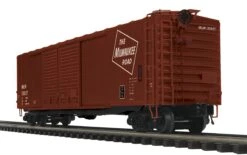 MTH Premier 20-99312 Milwaukee Road #135037 50' Ps-1 Double Door Boxcar O-scale(Mth 20 99312 Milwaukee Road 135037 50 Ps 1 Double Door Boxcar O Scale)