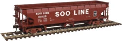 Atlas 20004564 SOO LINE BILLBOARD SCHEME 70-TON HART BALLAST CAR 60103 HO SCALE NEW(Atlas 20004564 Soo Line Billboard Scheme 70 Ton Hart Ballast Car 60103 Ho Scale New)