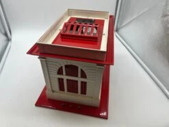 Lionel 6-13800 #1115 Operating Passenger Station Tinplate Cream/red Standard Gauge Used Excellent Damaged Box(Lionel 6 13800 1115 Operating Passenger Station Tinplate Cream Red Standard Gauge Used Excellent Damaged Box) -BRADY’S TRAINS MODELs 205D4048 B0F9 4287 9DE2 6A25304C848D