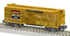 Lionel 2119010 AMERICAN FLYER 75TH ANNIVERSARY BOXCAR S SCALE NEW(Lionel 2119010 American Flyer 75th Anniversary Boxcar S Scale New)