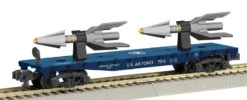 Lionel 2119150 USAF MISSILE FLATCAR #7014 S SCALE AMERICAN FLYER NEW(Lionel 2119150 Usaf Missile Flatcar 7014 S Scale American Flyer New)